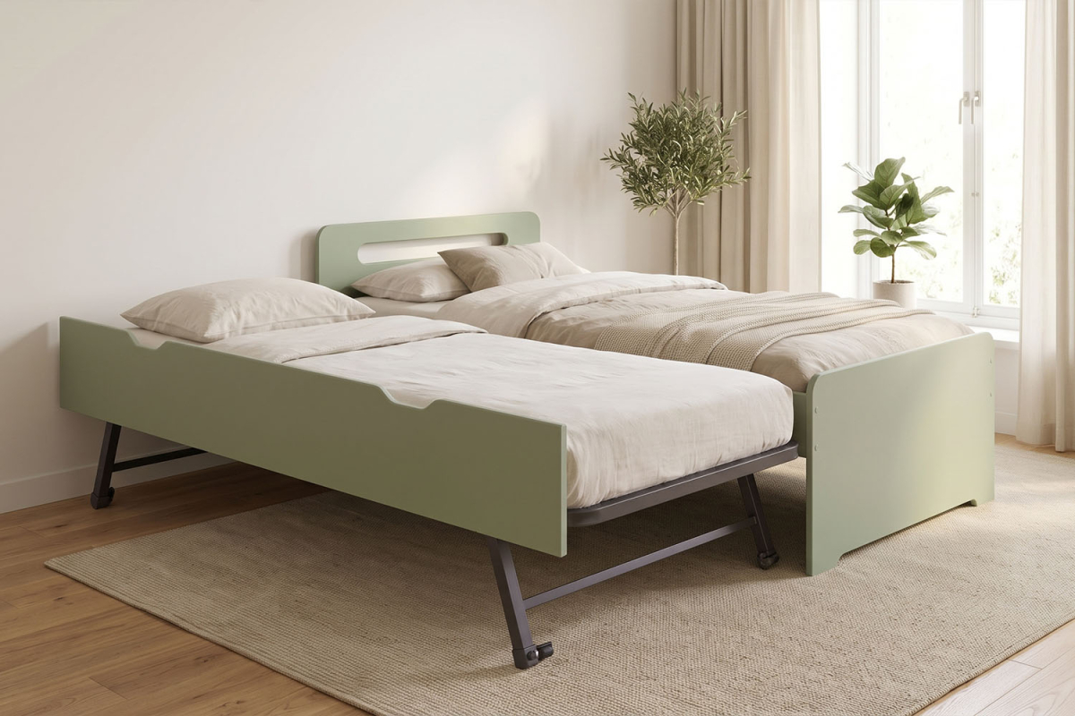 Otis trundle bed with two sleeping spaces | Maison Aveni
