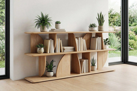 Bibliothèque basse Aloria – Vos livres à portée de main
