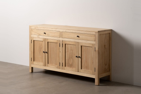 Buffet 140 cm Lior – Le charme du mindi, le rangement en plus