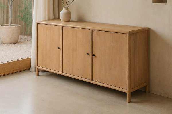 Orenza 160 cm Sideboard – A Naturally Organized Dining Room