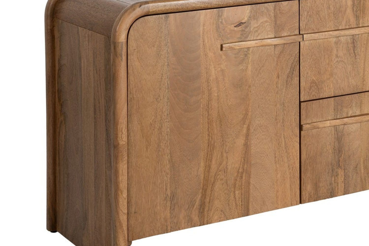 Credenza 165 cm Luan – Curve morbide, tanto spazio per riporre