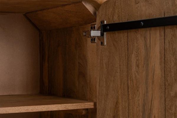 Buffet 165 cm Luan – Courbes douces, rangement généreux