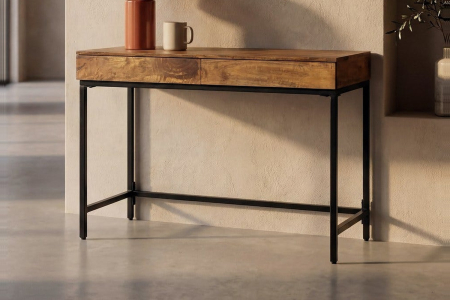 Bureau compact Adrel – Du style, même dans un petit espace