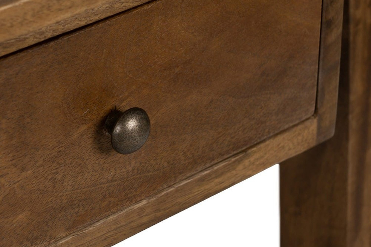 Schreibtisch aus Mangoholz Solvia – Arbeiten mit klarem Kopf