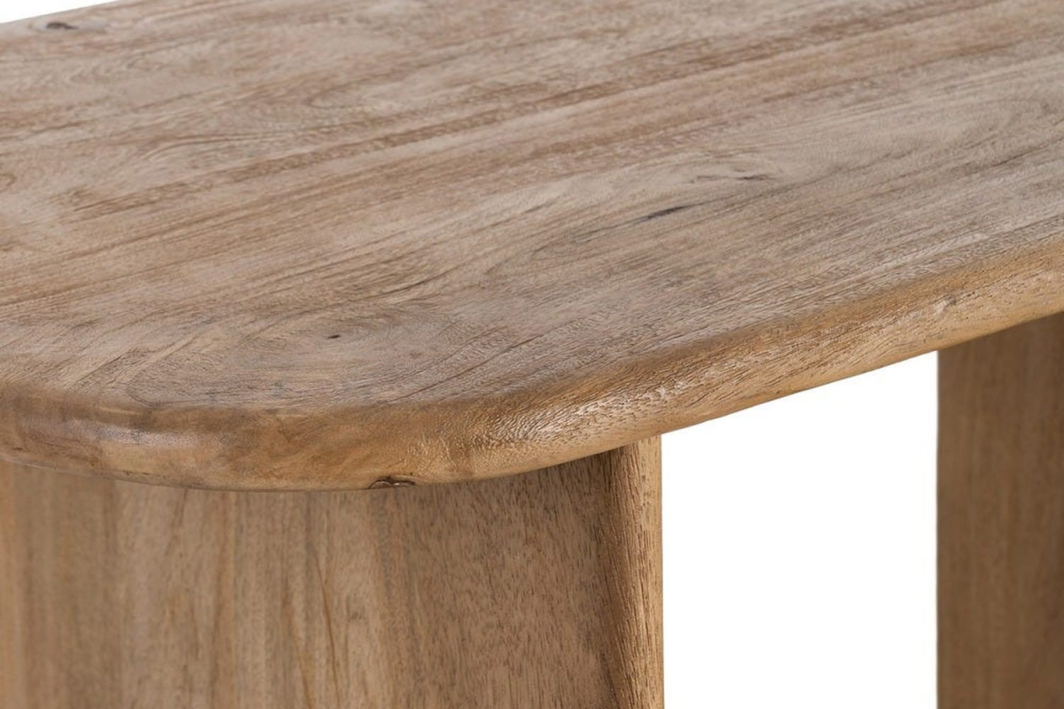 Escritorio de madera de mango Luan – Un espacio organizado con estilo