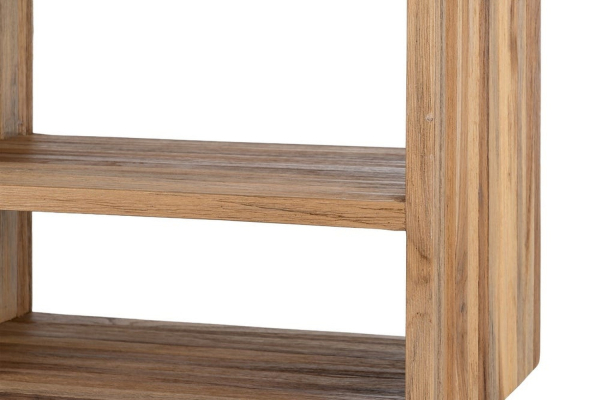 Nachtkastje van gerecycled teakhout Alvar – Natuurlijk karakter