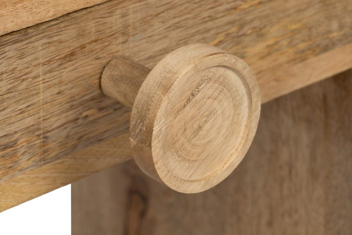 Chevet en manguier Almar – Le charme des courbes douces