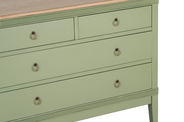 Commode verte Varen – Du rangement haut en couleur