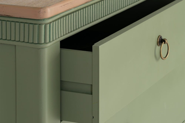 Commode verte Varen – Du rangement haut en couleur