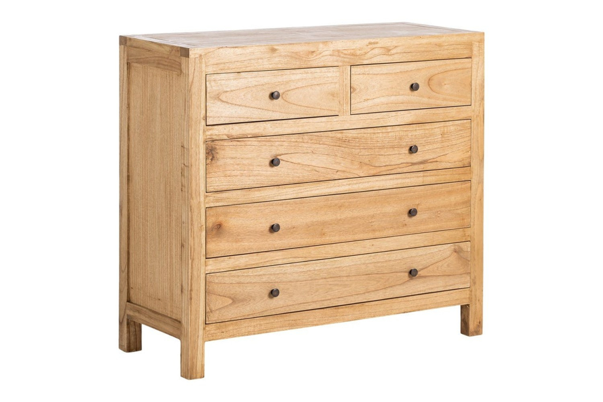 Commode en mindi massif Lior – Le charme du vrai bois