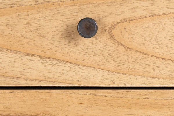 Ladekast van massief mindihout Lior – De charme van echt hout