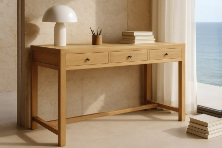 Lior sidetable met 3 lades – Opbergruimte met natuurlijke charme