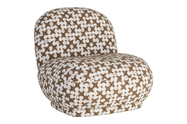 Fauteuil à motifs Orel – Confort et design enveloppant