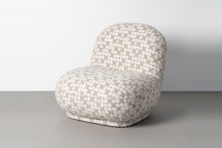 Fauteuil à motifs Orel – Confort et design enveloppant