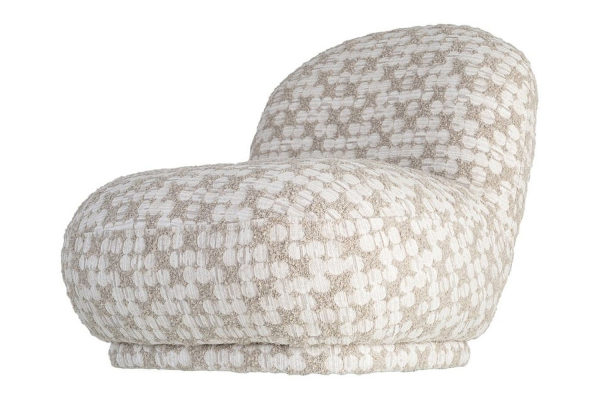 Fauteuil à motifs Orel – Confort et design enveloppant