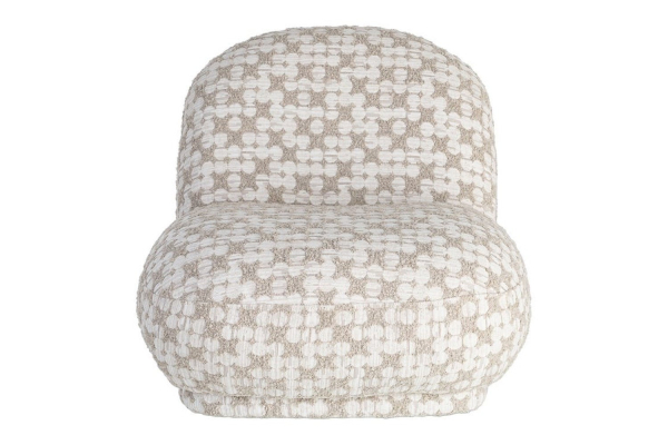 Fauteuil à motifs Orel – Confort et design enveloppant