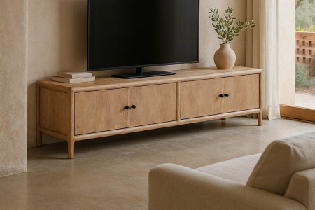 Meuble TV 190 cm Orenza – Un grand format chaleureux