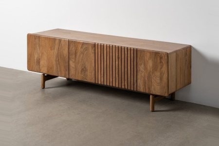 Tv-meubel Enoa 160 cm – Reliëf in uw woonkamer
