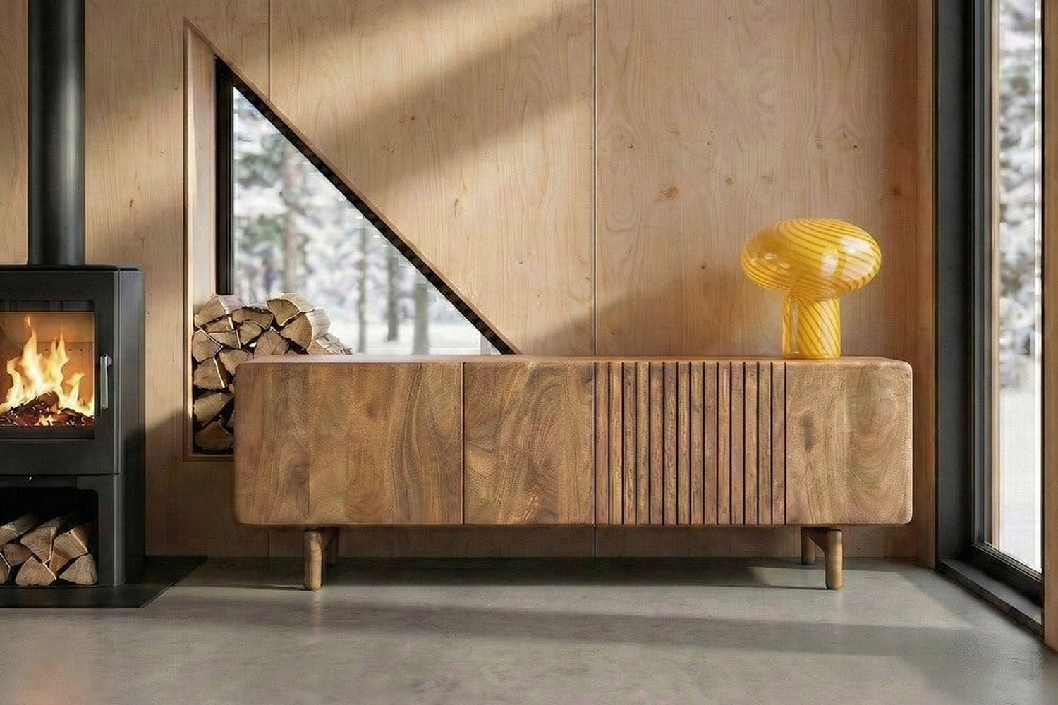 Meuble TV 160 cm Enoa – Du relief dans votre salon