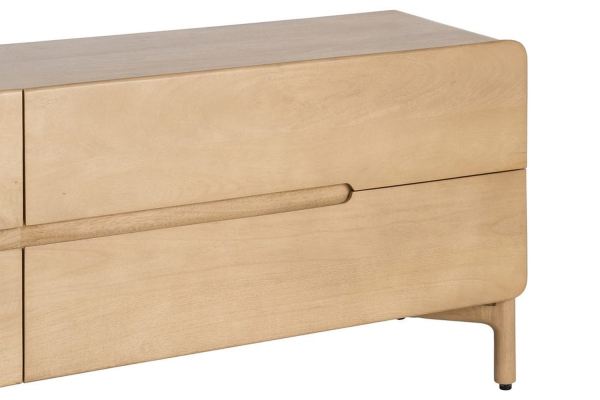 Meuble TV 160 cm Arven – Un salon net et chaleureux