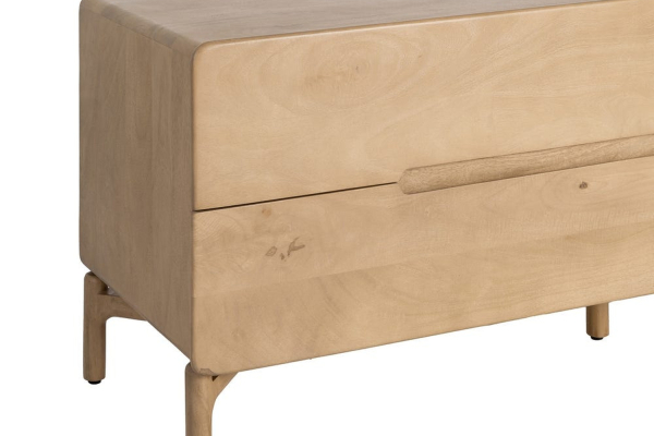 Tv-meubel Arven 160 cm – Een opgeruimde, warme woonkamer