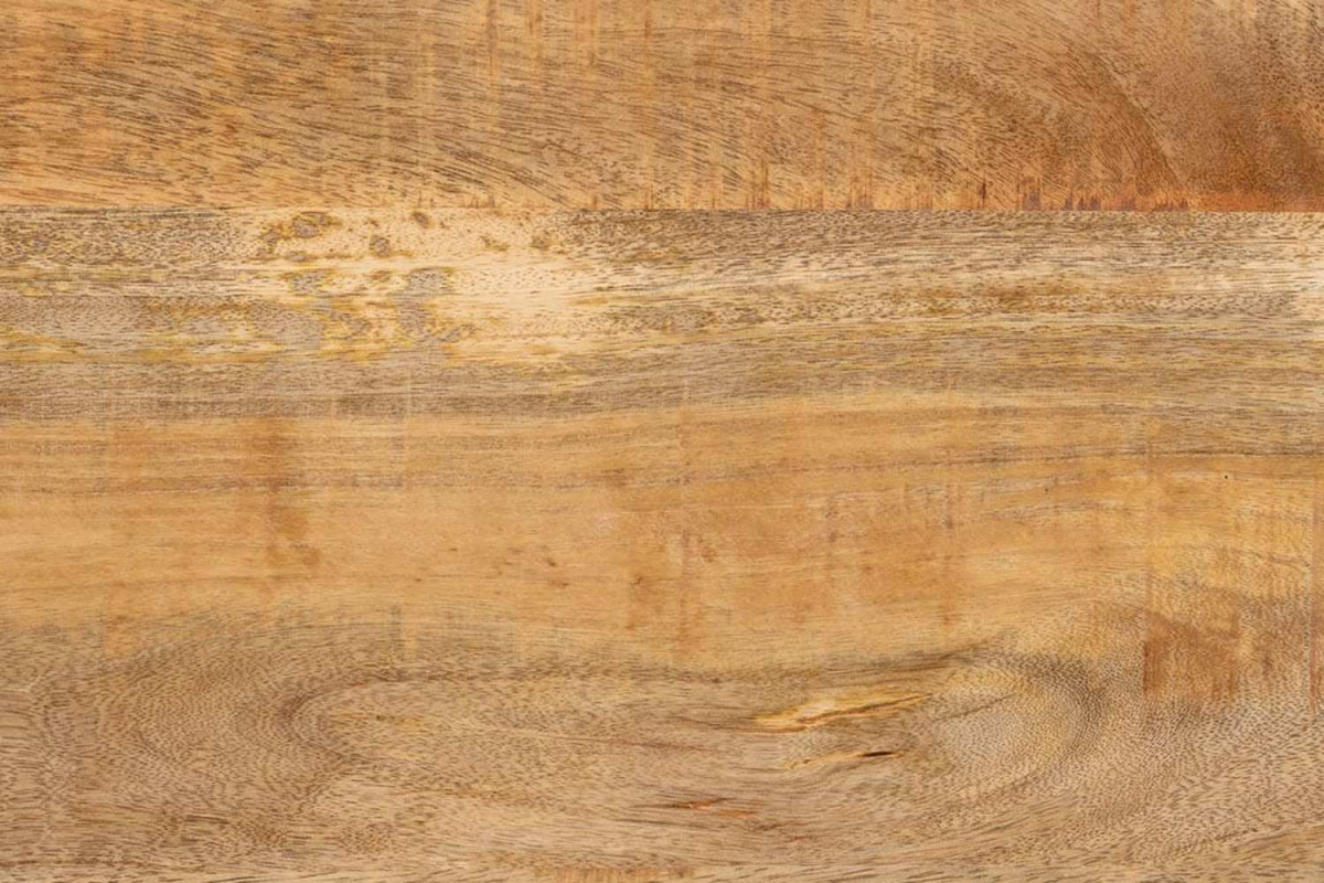 Eettafel van massief mangohout Liora – Karakter om te delen