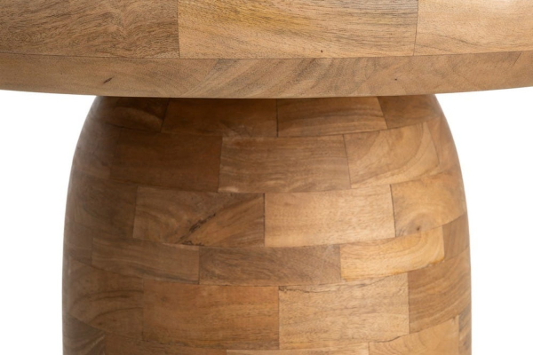 Table basse ronde Almar – La chaleur d’un format compact