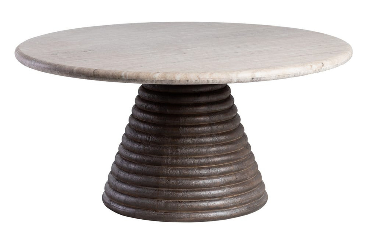 Tavolino da salotto Norwen – Un elemento scultoreo in marmo