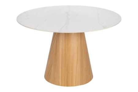 Table basse ronde Lysandre – L’élégance en format compact
