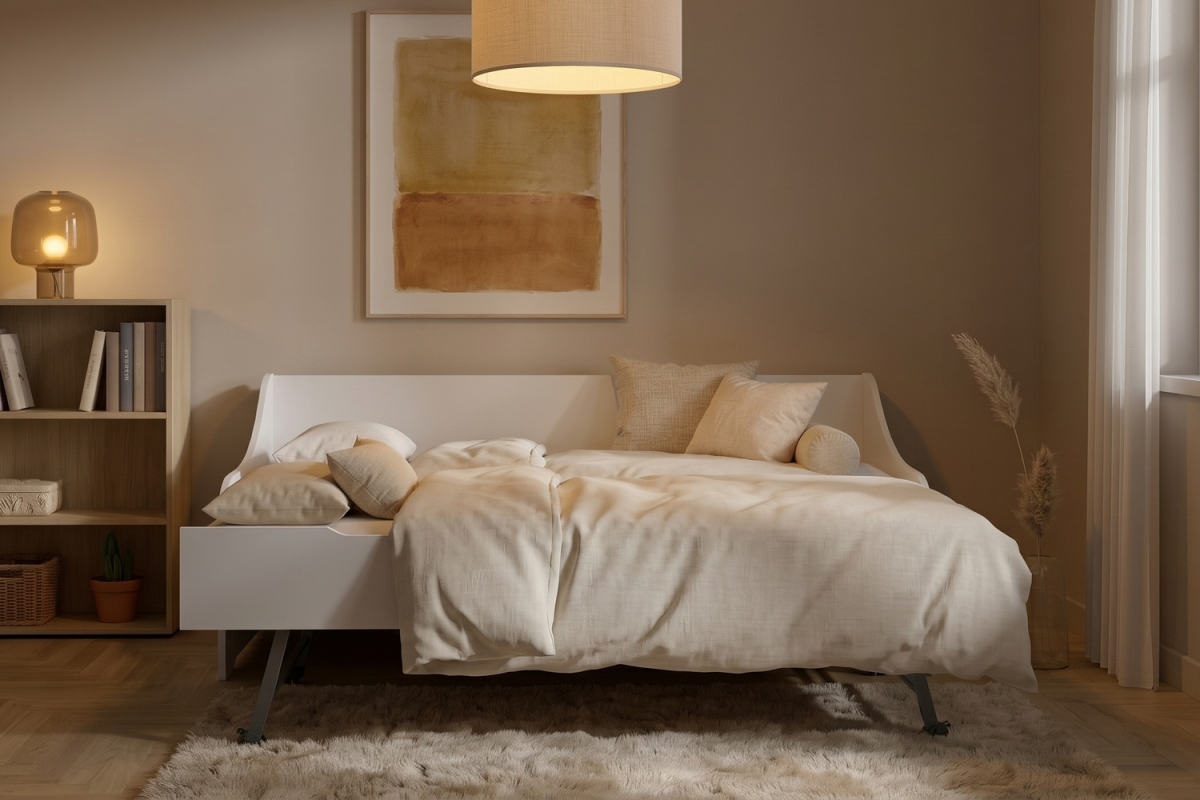 Lit gigogne banquette Anouk 80x200 | Bois & fabrication française