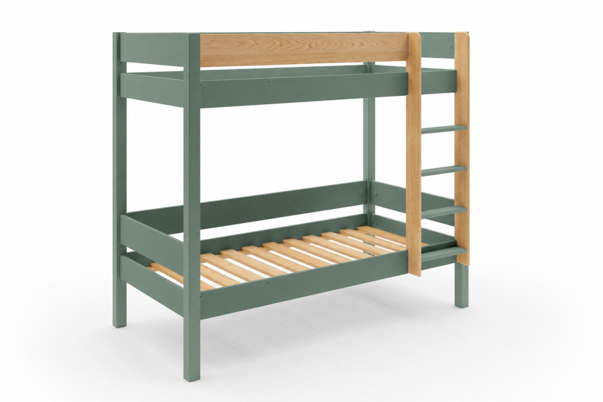 Litera Nina 90x190 | Pino macizo y fabricación francesa