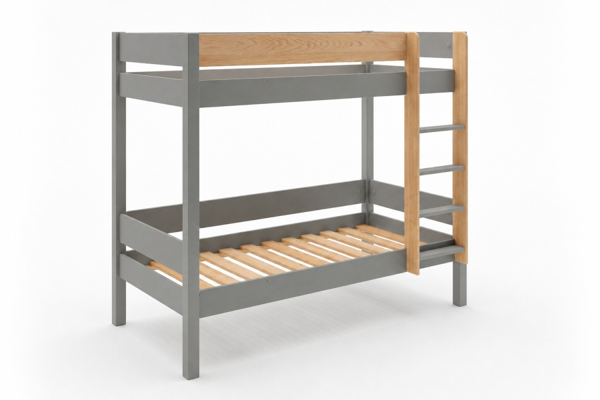 Litera Nina 90x190 | Pino macizo y fabricación francesa