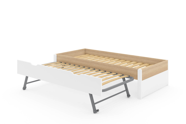 Lit gigogne en bois Sato