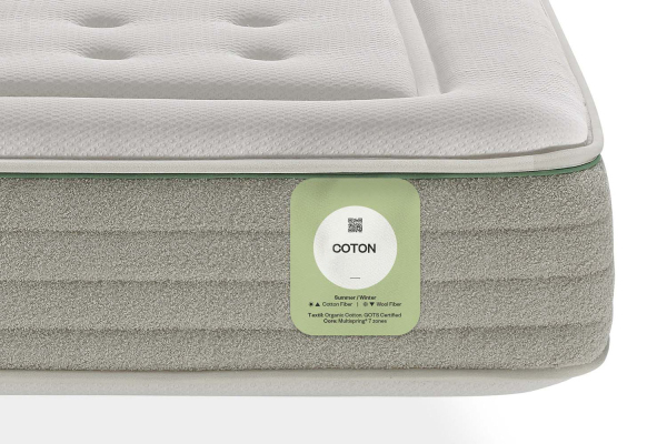 Doppel-Taschenfederkernmatratze Baumwolle Latex | Sanfte Unterstützung