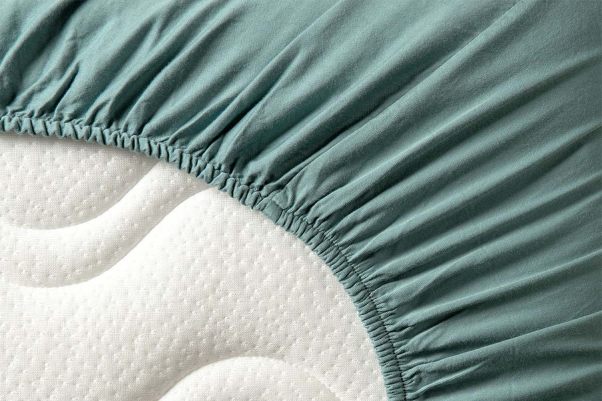 Drap housse pur coton bio uni | Maison Aveni
