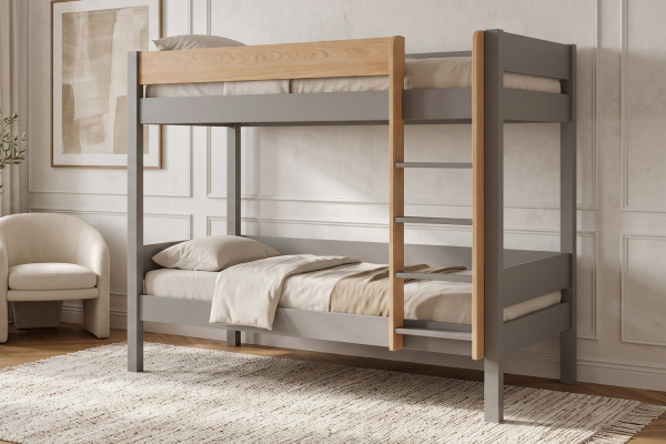 Nina 90 x 190 bunk bed | Solid pine & made in France