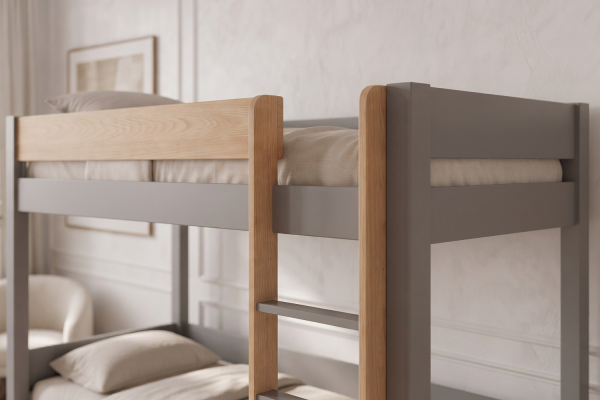 Stapelbed Nina 90x190 | Massief grenen & gemaakt in Frankrijk