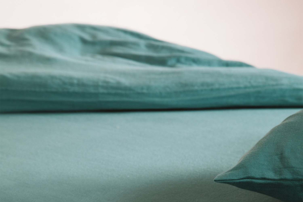 Drap housse pur coton bio uni | Maison Aveni