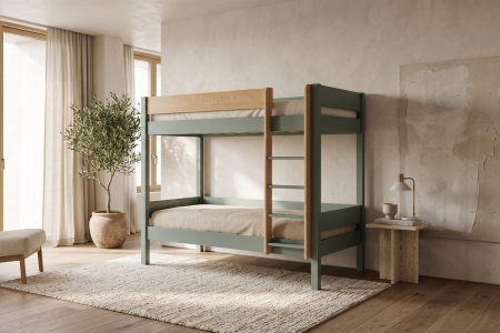 Nina 90 x 190 bunk bed | Solid pine & made in France