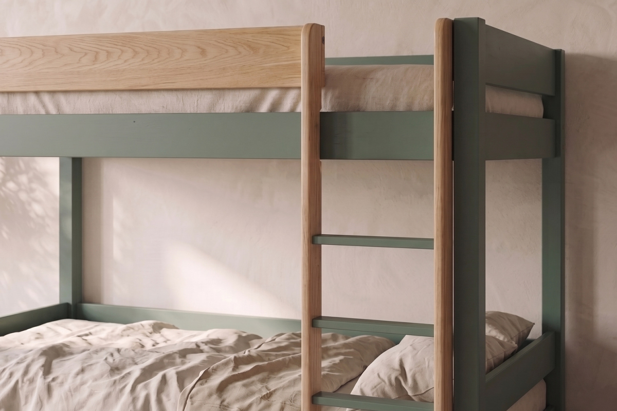 Nina 90 x 190 bunk bed | Solid pine & made in France