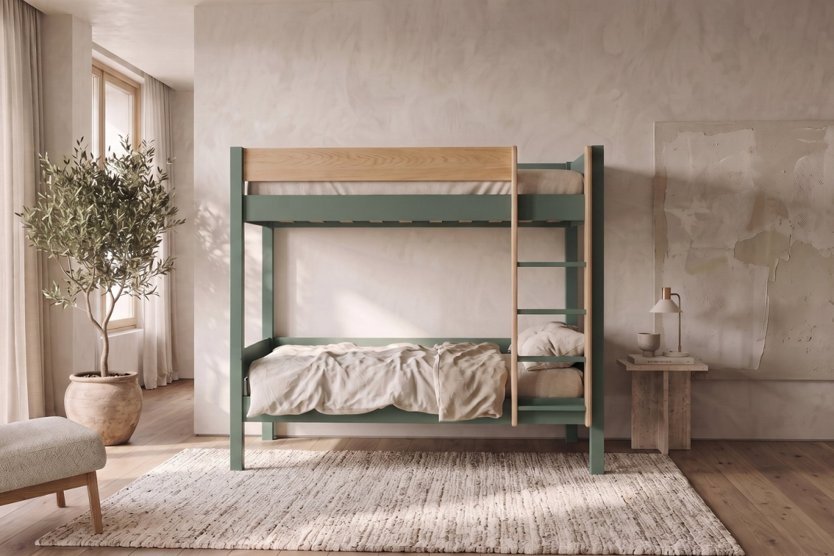 Lit superposé Nina 90x190 | Pin massif & fabrication française