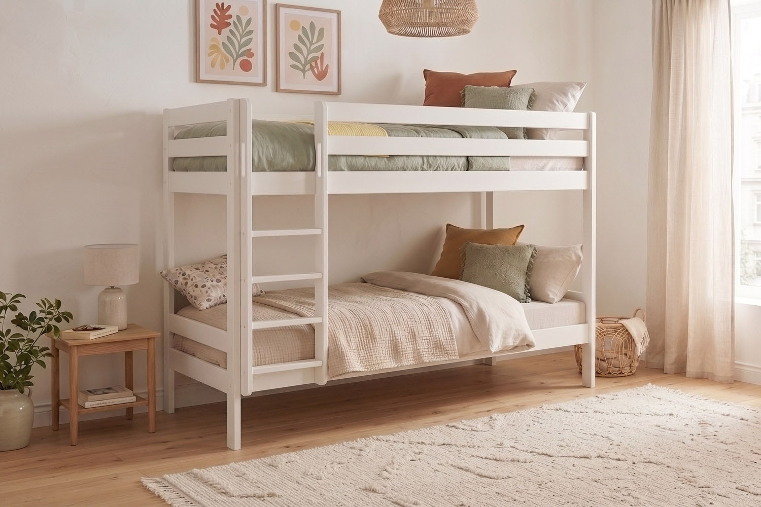 Oslo Solid Pine Bunk Bed | Maison Aveni