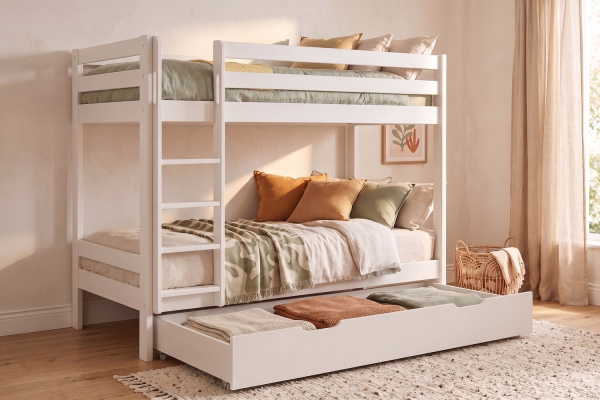 Oslo Solid Pine Bunk Bed | Maison Aveni