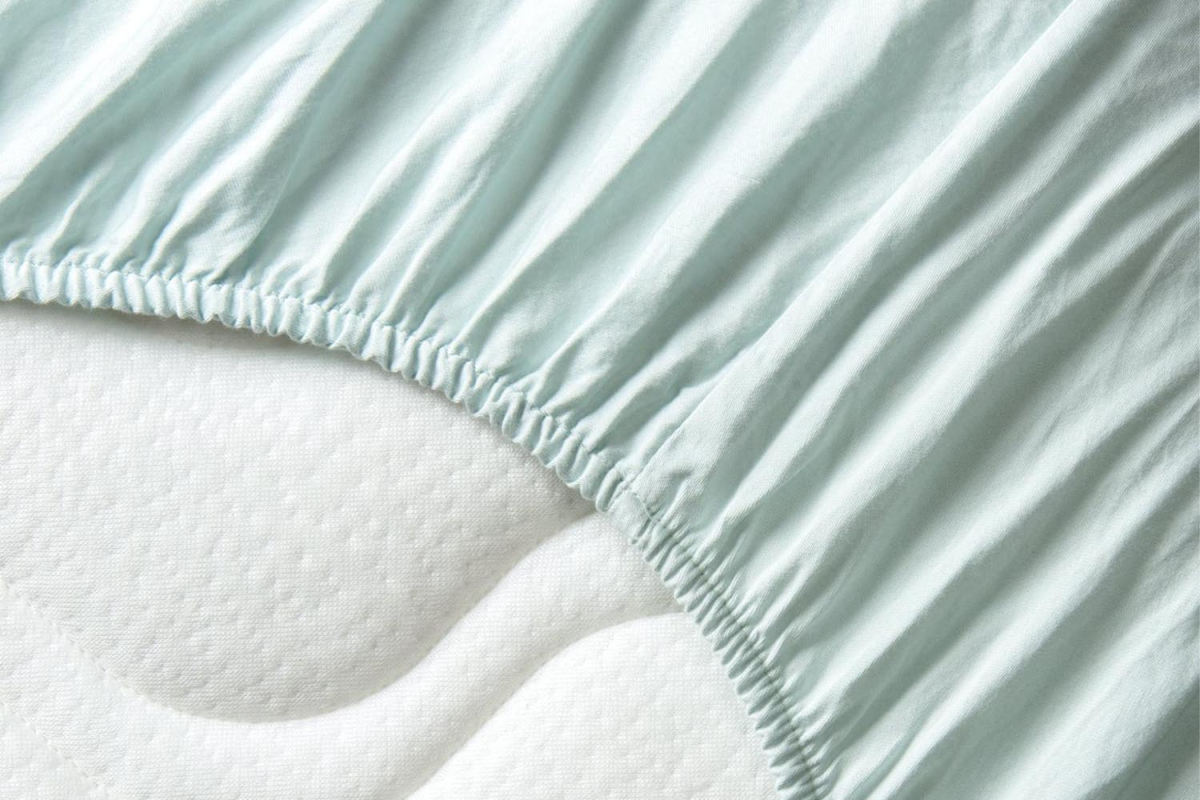 Drap housse pur coton bio uni | Maison Aveni