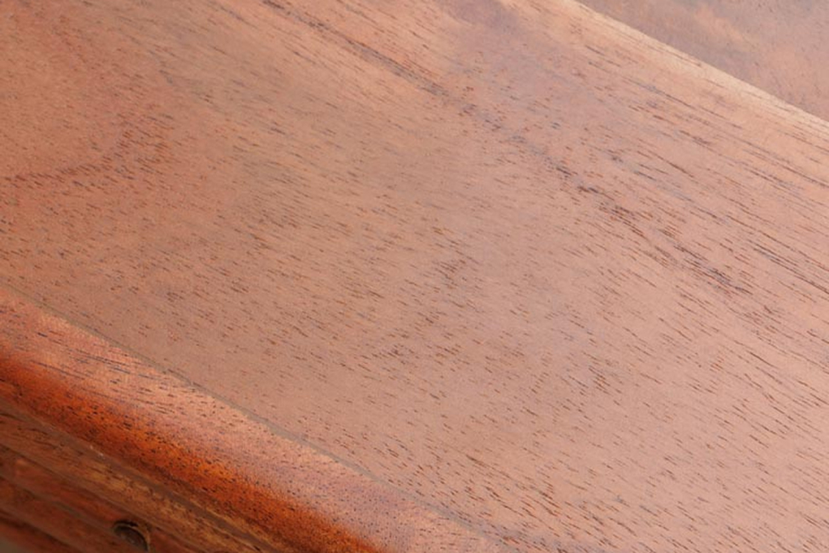 Mesa de comedor Cylia de madera maciza de acacia de 200 cm