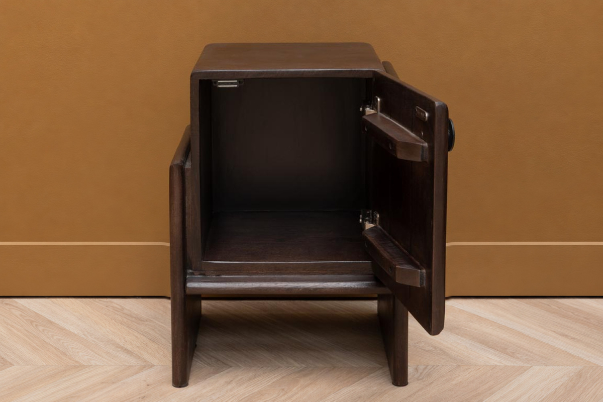 Set of 2 Olven solid mango wood nightstands