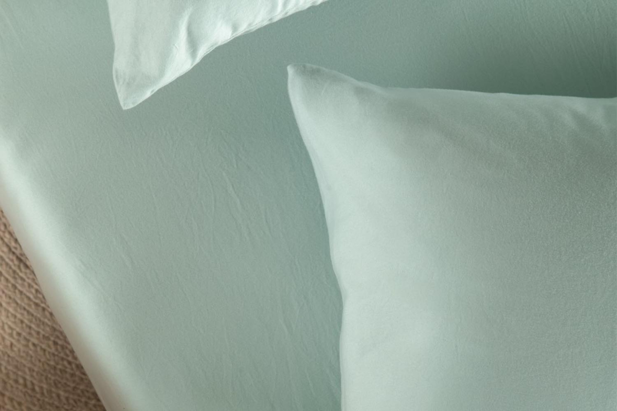 Drap housse pur coton bio uni | Maison Aveni