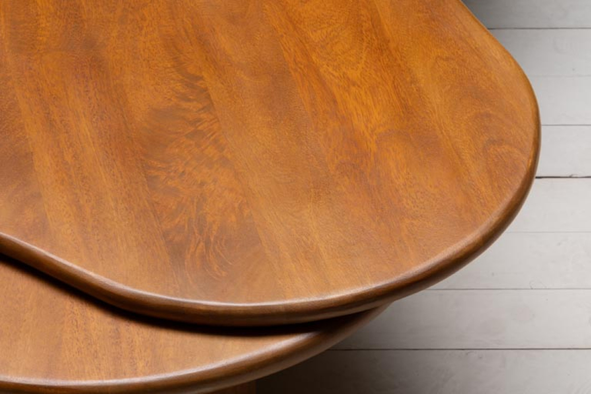 Orena 145 cm solid mango wood coffee table