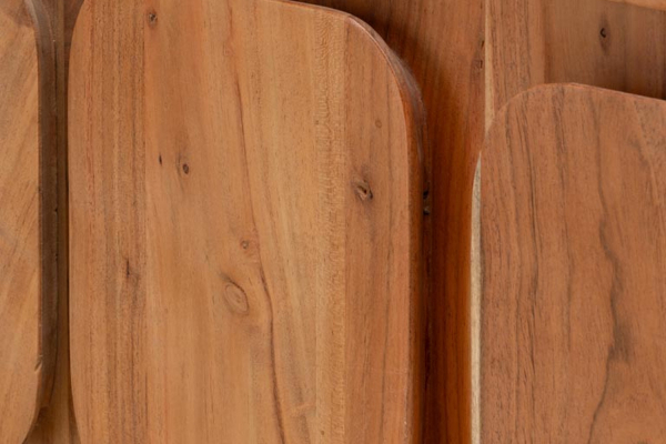 Buffet Inoa 4 portes en acacia massif 180 cm