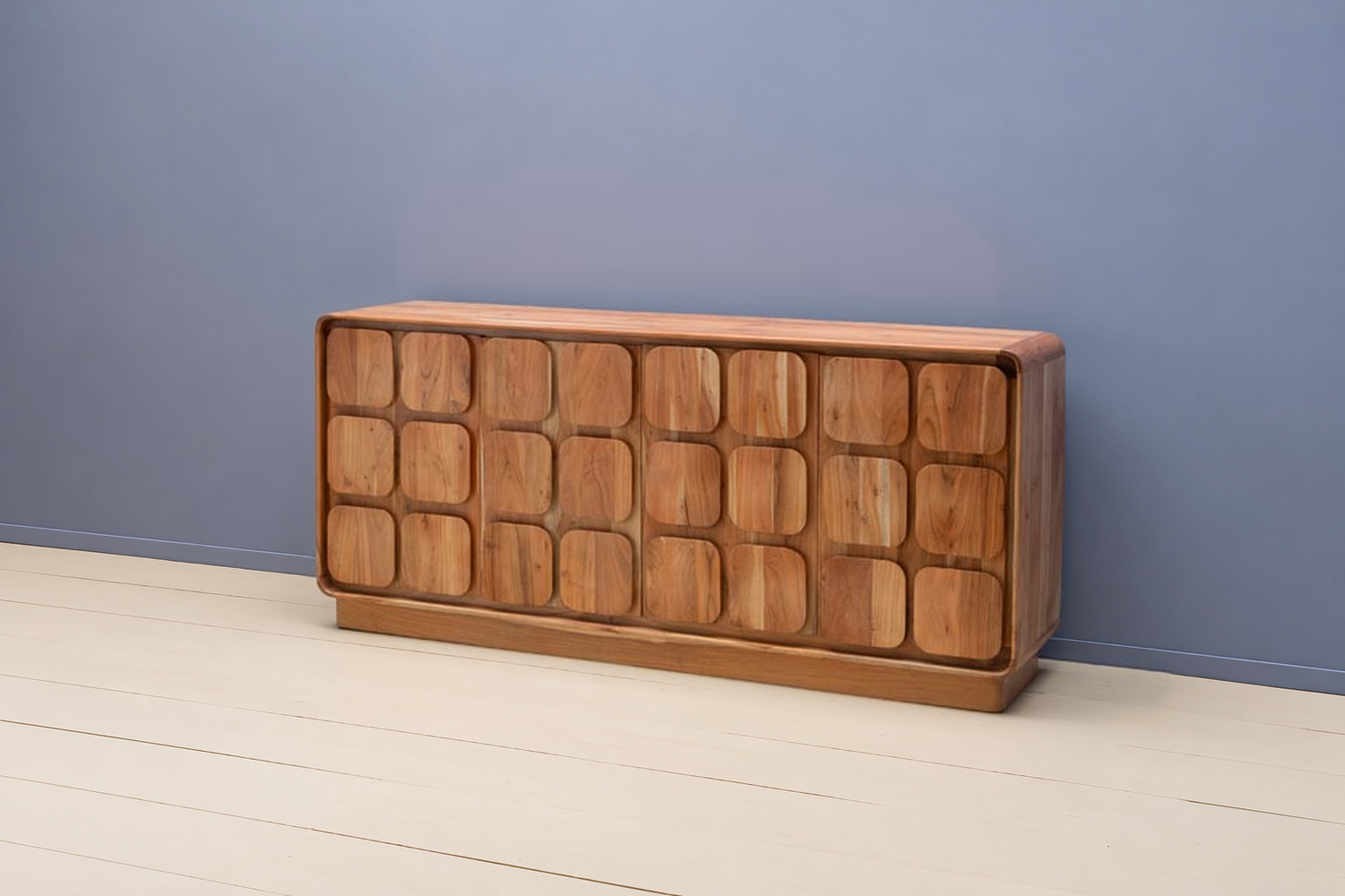Buffet Inoa 4 portes en acacia massif 180 cm